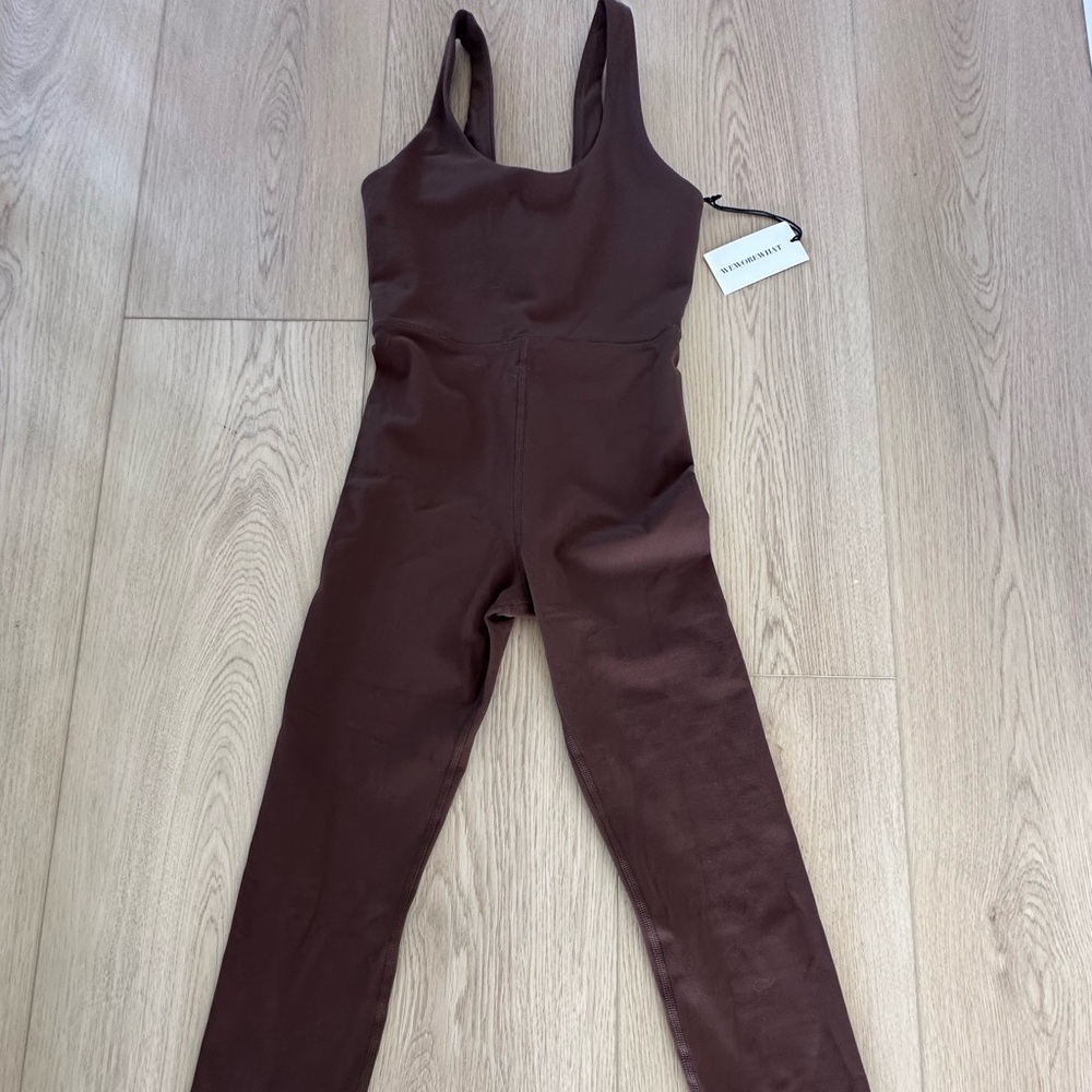 WeWoreWhat Chocolate Brown Jumpsuit